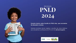 Processo de escolha do PNLD 2024 [upl. by Fatma440]