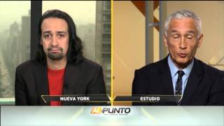 Jorge Ramos entrevista con el artista Lin Manuel Miranda [upl. by Murat290]