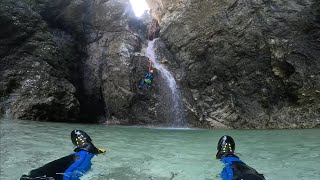 Slovenia  Canyoning in Fratarica [upl. by Rew]