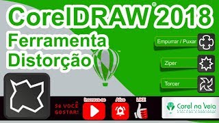 O Segredo da Ferramenta Distorção no CorelDRAW [upl. by Namlaz]