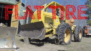 QUICK amp EASY SKIDDER TIRE REPAIR not really [upl. by Allehcim]