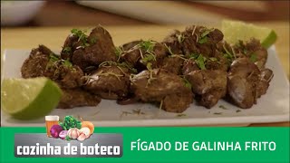 Fígado de Galinha Frito [upl. by Reagan]