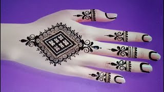 simple mehndi design  notun mehndi design  mehidy dizain  mehedi new dijain মেহেদী ডিজাইন henna [upl. by Zeba]