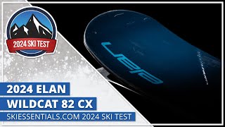 2024 Elan Wildcat 82 CX  SkiEssentialscom Ski Test [upl. by Oluas846]