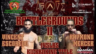 AFL BattleGrounds II Vincent Escobedo v Raymond Mercer [upl. by Halie]