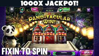 I WON A 1000X JACKPOT on PANDA STRIKE 🐼 Luckyland Slots [upl. by Erminia]