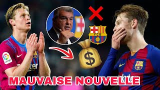 FRENKIE DE JONG aurait pris une grande décision sur son avenir au Barça  Baldé quitte enfin le TFC [upl. by Notaes]