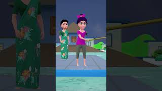 arey Mummy pakro pakroo pakrooo comedytimetoons funny comedy animated 3danimation bhabhicomedy [upl. by Ayekat228]