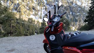 Can the Piaggio BV 400 handle the mountains [upl. by Kcired]