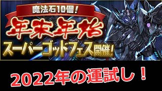 【パズドラ】年末年始スーパーゴッドフェスガチャ19連の結果【2022年】 [upl. by Elleirol]