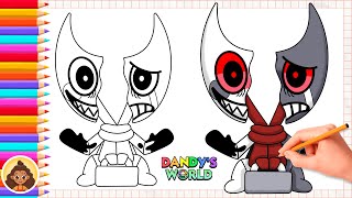 How to Draw Twisted Razzle amp Dazzle  from Dandy’s World [upl. by Tingley]