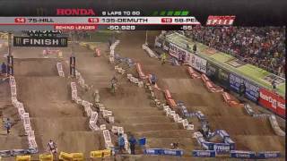 AMA Supercross 2010 Rd 17 Las Vegas 450 Part 2 [upl. by Tedman]