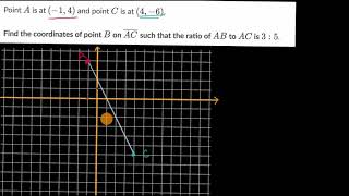 Dividing line segments according to ratio [upl. by Buckler64]