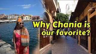 Exploring Old Town Chania Crete Greece  Why you should visit [upl. by Anirba]