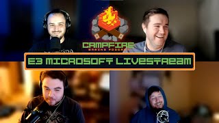 E3 Livestream with the whole Campfire Crew CampfireGaming E3 Microsoft Bethesda [upl. by Enyamrahs867]