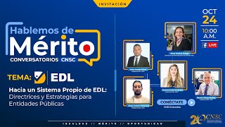 LIve Hacia un Sistema Propio de EDL Directrices y Estrategias para Entidades Públicas [upl. by Ayian]