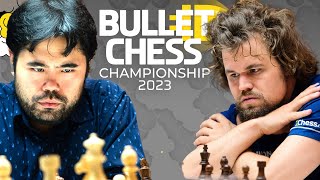 Hikaru Nakamura vs Magnus Carlsen  Full Match  Bullet Chess Championship 2023  EPIC Grand Final [upl. by Tessa691]