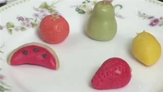 How To Form Marzipan Fruits [upl. by Ajit]