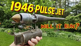 1946 RC Pulse Jet Engine  WILL IT RUN Lets find out jet RC airplane viral [upl. by Manvell588]