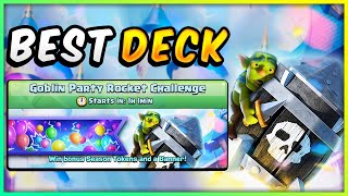 GOBLIN PARTY ROCKET CHALLENGE in CLASH ROYALE [upl. by Enyrat]