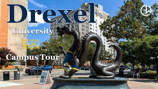 Drexel University 4K Campus Walking Tour 2021 [upl. by Ailsa]