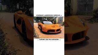 Please Support For Their Hardwork 😢🙏  Making Lamborghini At Home 🚘💀  like subscribe foryou car [upl. by Yenhpad]