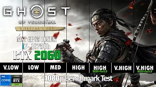 Ghost of Tsushima on RTX 2060 6GB  i710750H  16GB RAM  1080p Custom Benchmark [upl. by Gould939]