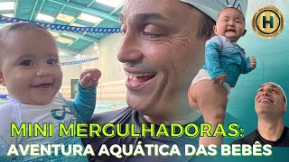 MINI MERGULHADORAS AVENTURAS AQUÁTICAS DAS BEBÊS [upl. by Ahsienaj]