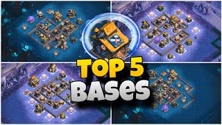 TOP 5 Best BUILDER HALL 10 Bases of 2024 with Links  Builder Base 20 [upl. by Horace]