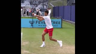 Djokovic vs Agassi Backhand How to create power on the two handed backhand in tennis 🎾 [upl. by Weingarten]