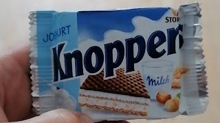 Knoppers milch unpacking sweets unpackingsweets chocolate [upl. by Gnidleif]