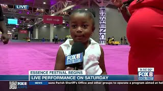 Fox 8s Kelsey Davis interviews 4yearold rapper Savannah quotVan Vanquot McConneaughey [upl. by Auqeenahs]