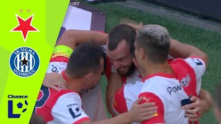 Chance Liga Highlights SK Slavia Praha vs SK Sigma Olomouc 20 4 kolo [upl. by Sella782]