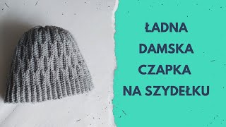 Ładna damska czapka na szydełku [upl. by Euseibbob]