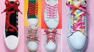 How to Tie Shoelaces Creative Ways To Tie Shoelaces Lace Stylish Shoelaces 1 [upl. by Eitirahc]