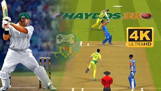 4K Ultra Graphics  Haydos 380 India vs Australia  MI Tab 5 Tablet Gameplay  New Cricket Game [upl. by Yci]