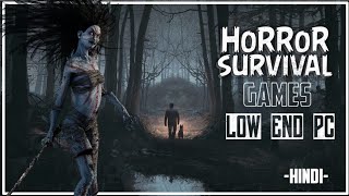 👉4 Horror Survival Games for Low End pc🔥Best Horror Games For 2GB RAM [upl. by Iznik]