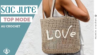 Comment faire un Sac tendance ST REMY au crochet DIY débutante tuto pas à pas mamiecrochet [upl. by Azeret]