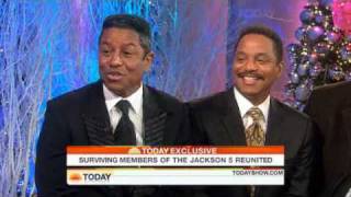 Jackson Five Brothers on TODAY Show  December 3 2009 [upl. by Accemahs304]