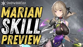 Snowbreak Containment Zone MarianRiptide Skill Preview [upl. by Jung77]