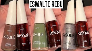 Testando cores com esmalte rebu [upl. by Akayas]