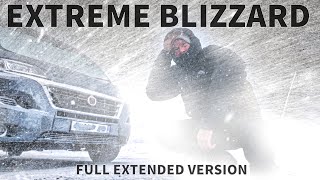 Extreme Blizzard Van Life Winter Camping Survival Worst Snow Storm of my Life Hurricane Force Wind [upl. by Ahsaeit82]