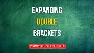 IGCSE Math  Algebra 1🚀  Expanding Double Brackets [upl. by Ymmak224]