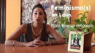 Qué es feminismo s en 1 min Psico Woman [upl. by Craggy977]