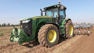 Tractor VLOG EP 24  HO RISCHIATO DI BLOCCARMI NEL FANGO CON IL JOHN DEERE 8R GoPro POV [upl. by Gusella]