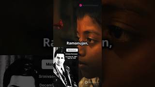 UNLOCKING INFINITY ♾️ Srinivasa Ramanujans Life  mathematics infinty inspiringstories shorts [upl. by Yeleak]