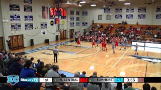 20150214 Elmhurst College Womens Basketball vs North Central College [upl. by Attennaj532]