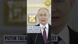 Putin talks Middle East during ceremony for ambassadors [upl. by Stevie56]