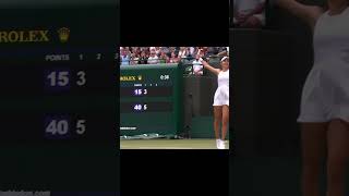 Cirstea  Raducanu Wimbledon Crazy Point [upl. by Ennovyhs]