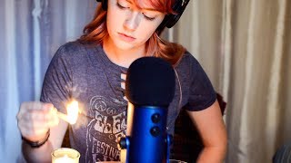 Match and Candle Lighting ASMR  Tapping  Whisper  Rain [upl. by Davis]